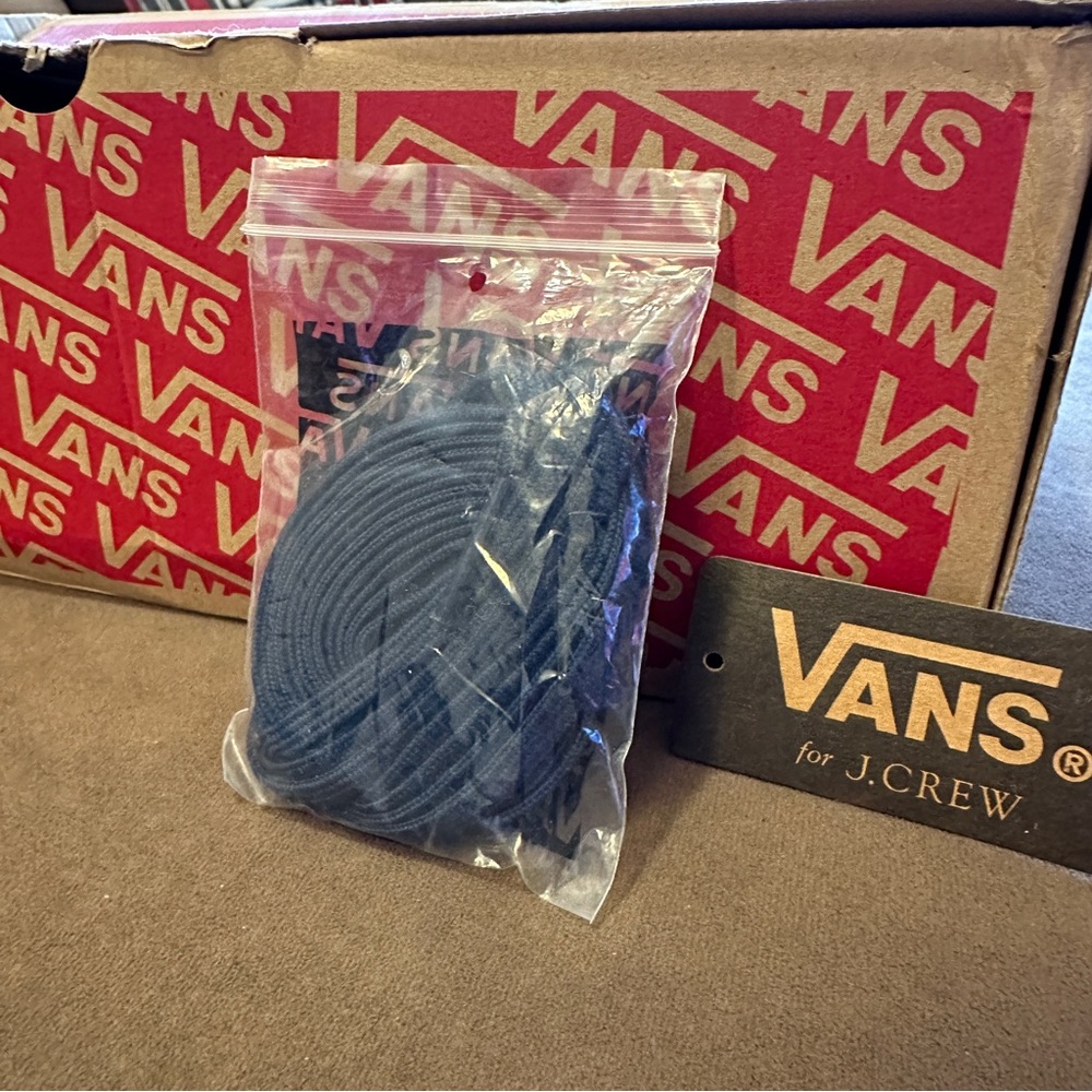 Vans Sk8 Hi Reissue X J Crew Indigo Suede Navy Blue High Top Skateboarding - Picture 8 of 9